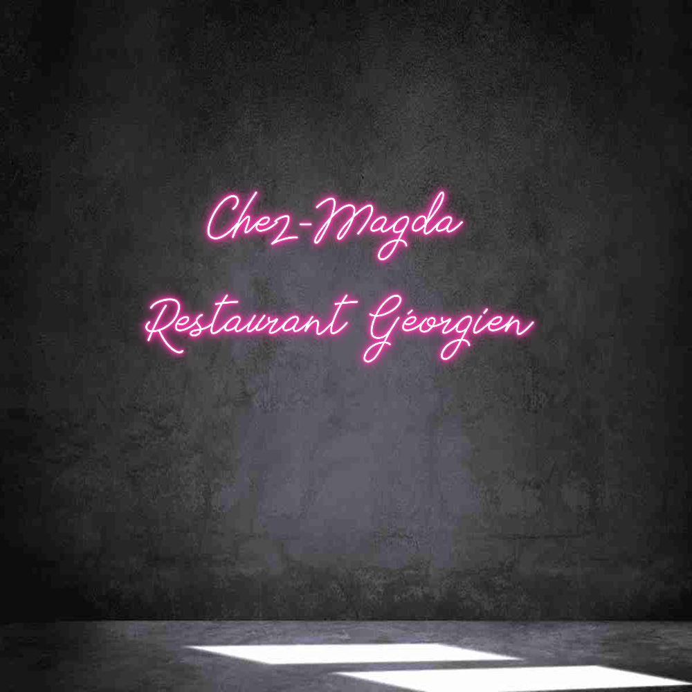 Néon personnalisé: Chez-Mag...
