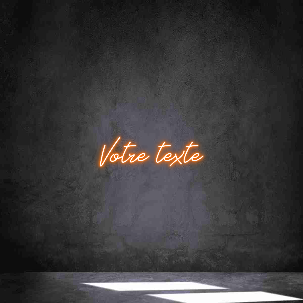 Néon personnalisé: Votre texte