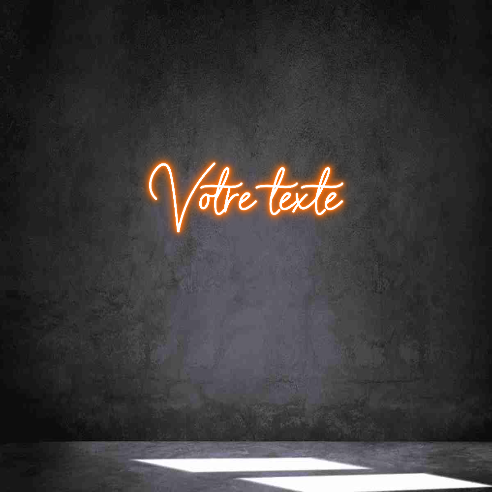 Néon personnalisé: Votre texte