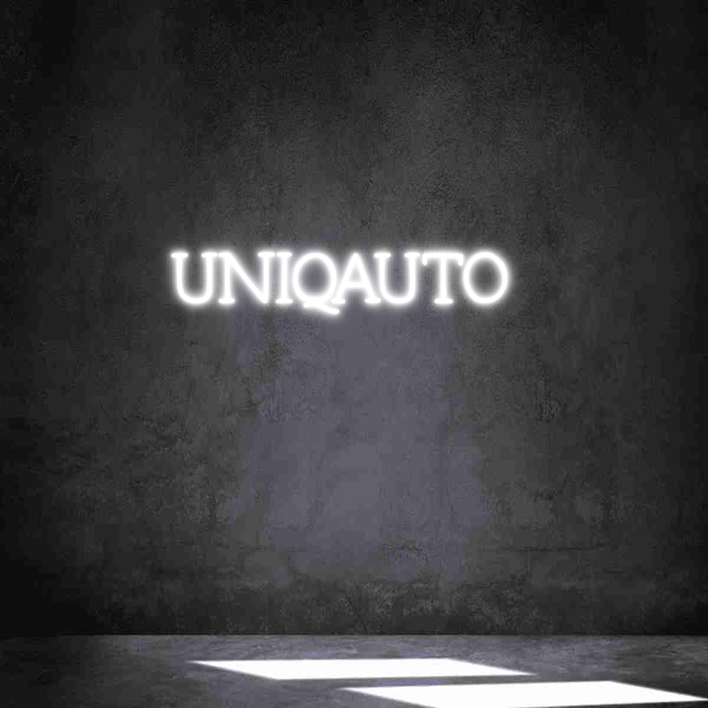 Néon personnalisé: UNIQAUTO