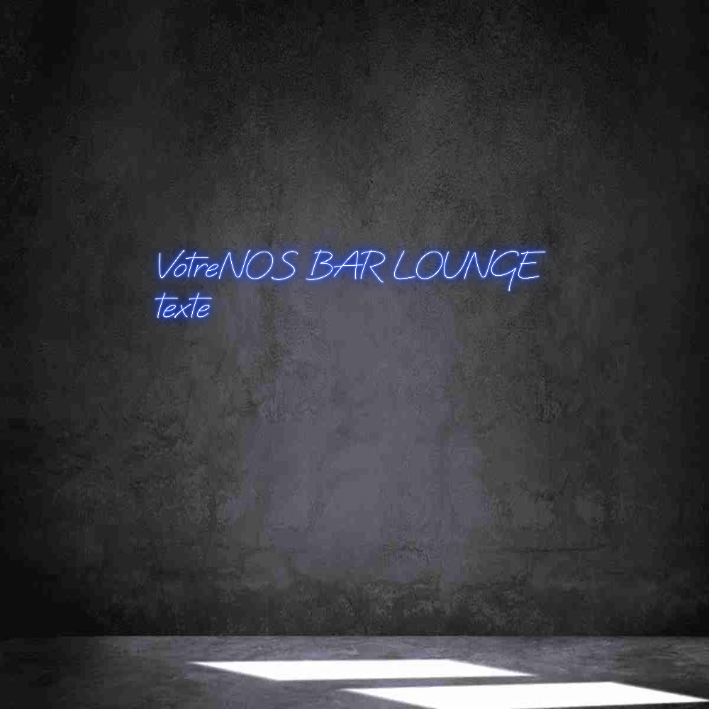 Néon personnalisé: VotreNOS BAR ...