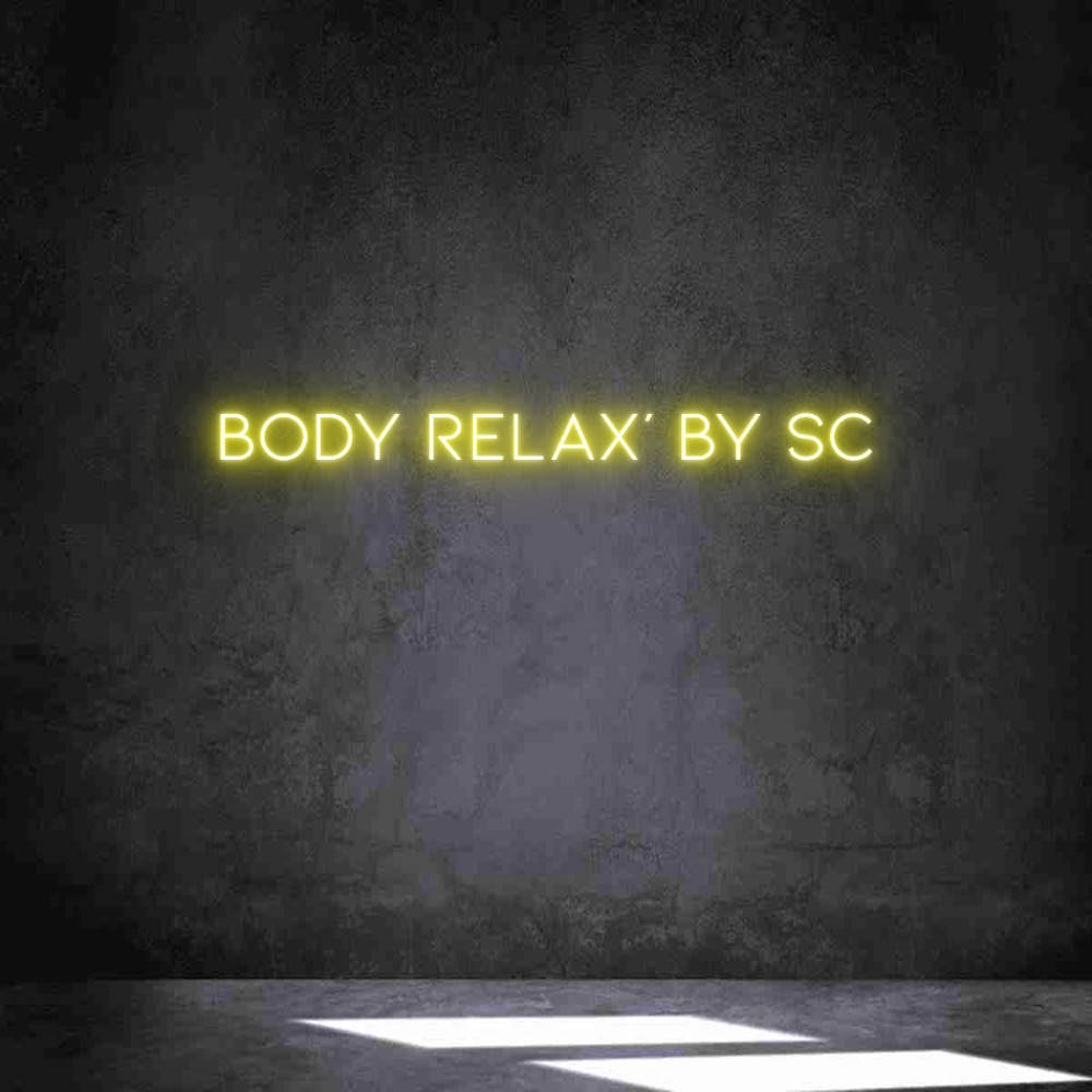 Néon personnalisé: Body Relax' b...