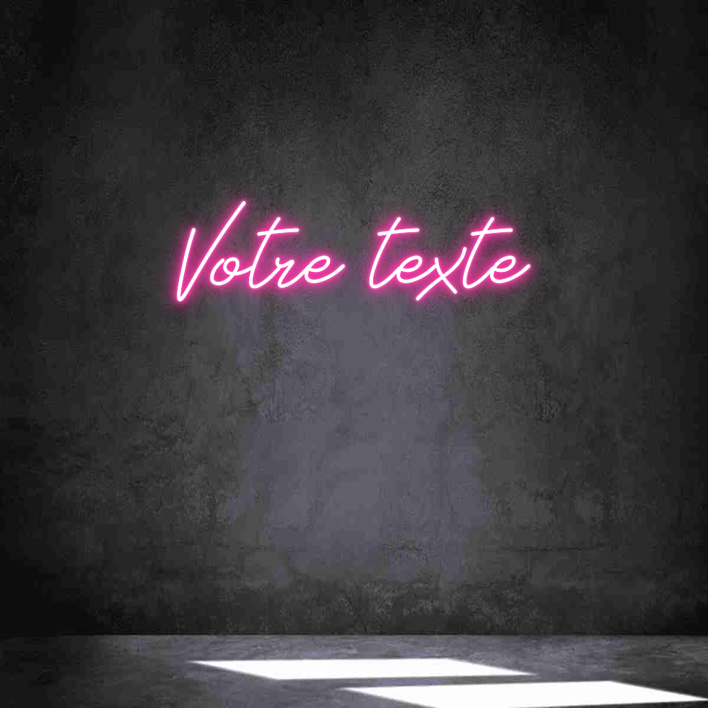 Néon personnalisé: Votre texte