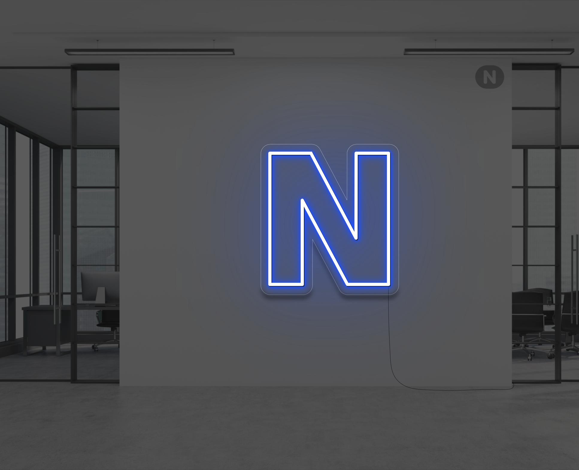 lettre-neon-n-bleu