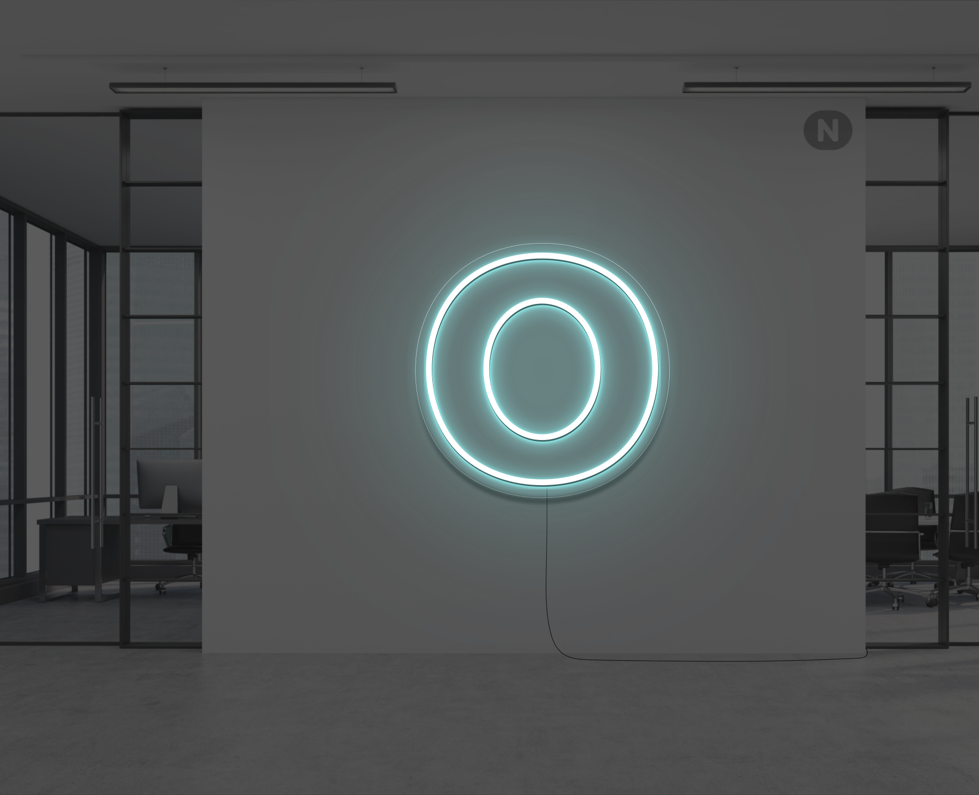 lettre-neon-o-bleu-glacier