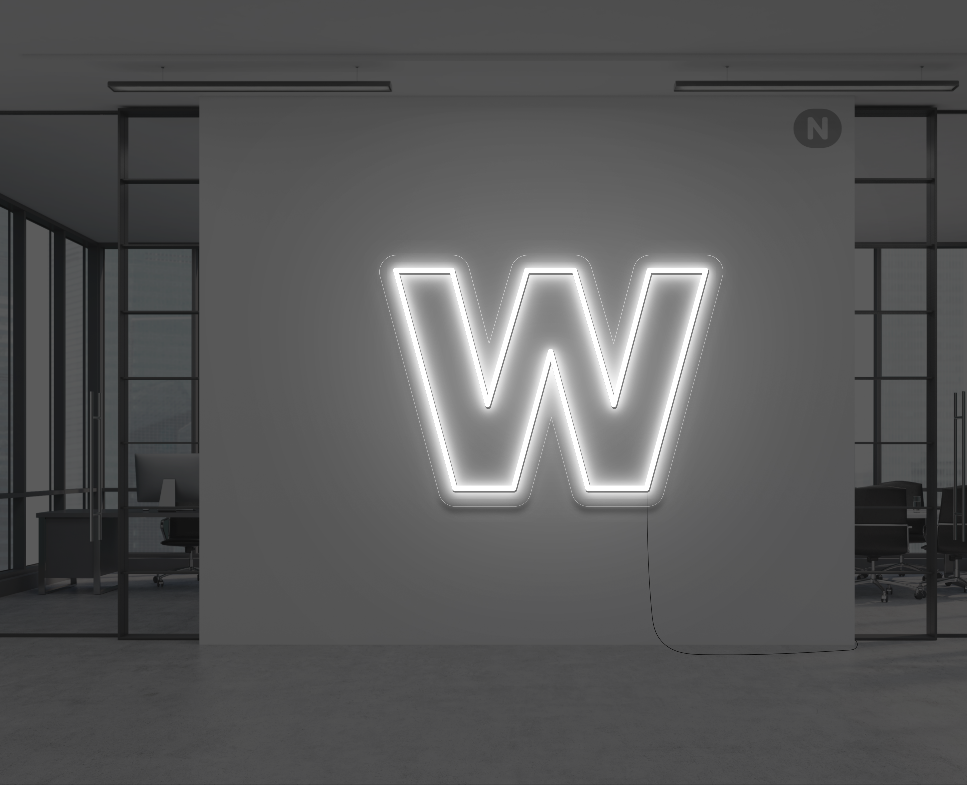 lettre-neon-w-blanc