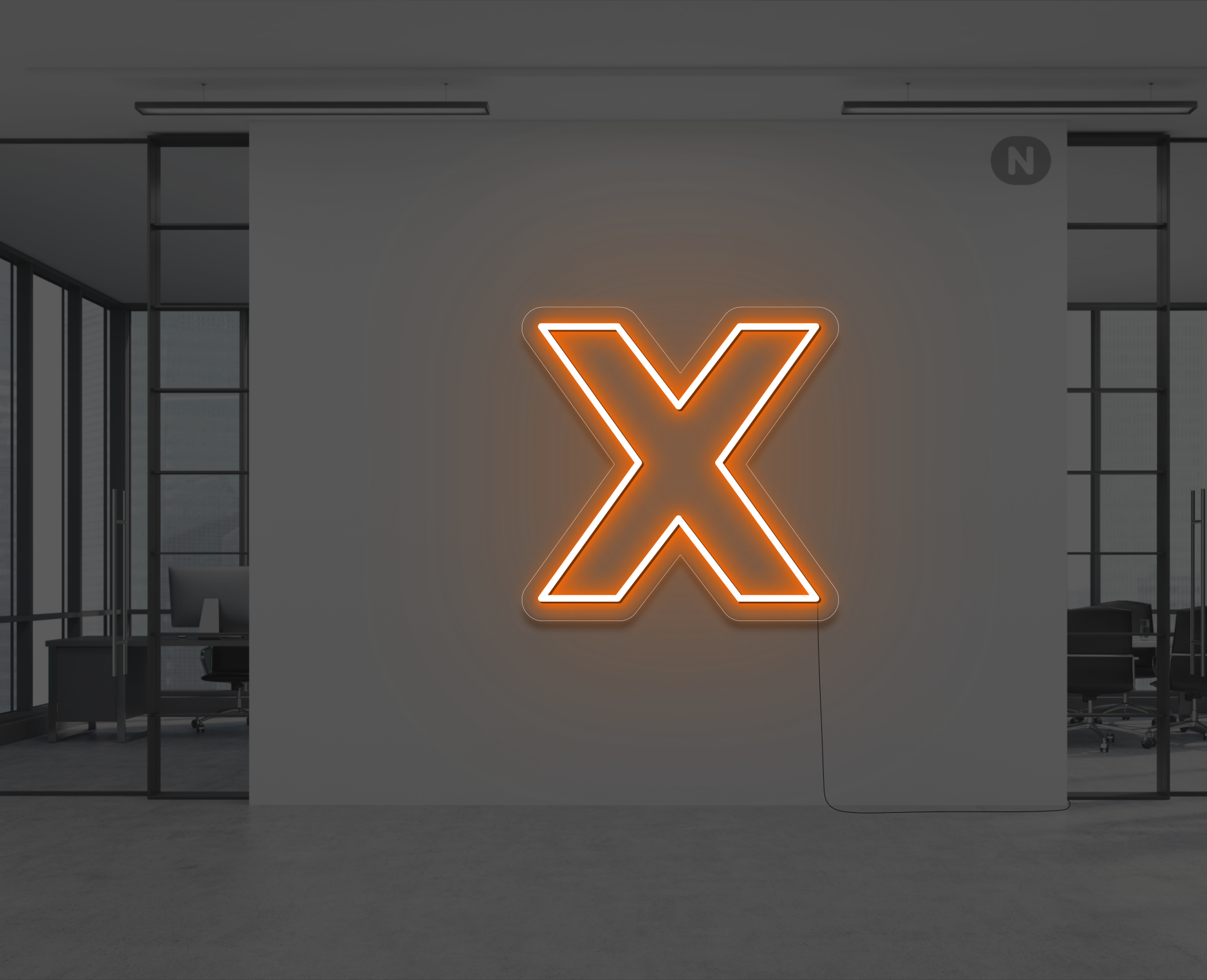 lettre-neon-x-orange