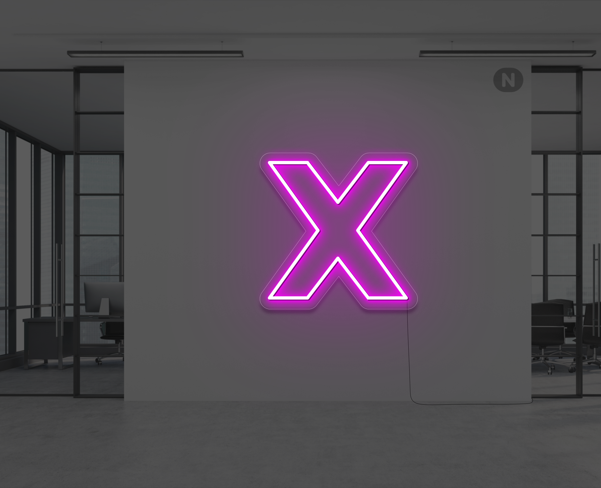 lettre-neon-x-rose-neon