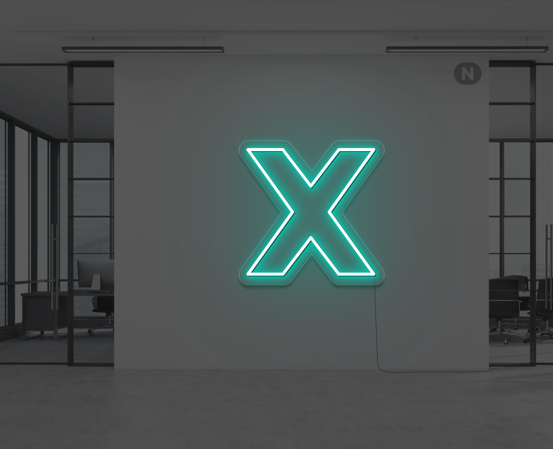 lettre-neon-x-turquoise