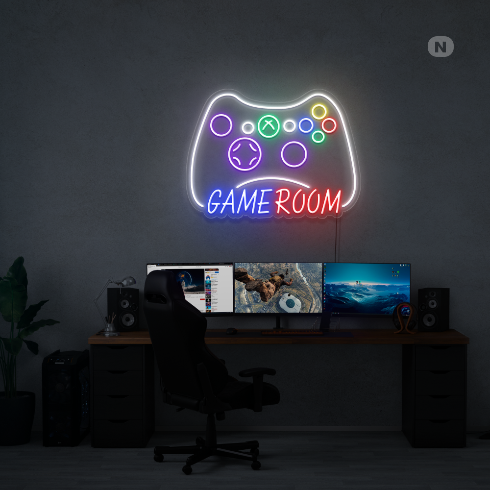 Enseigne néon Game Room