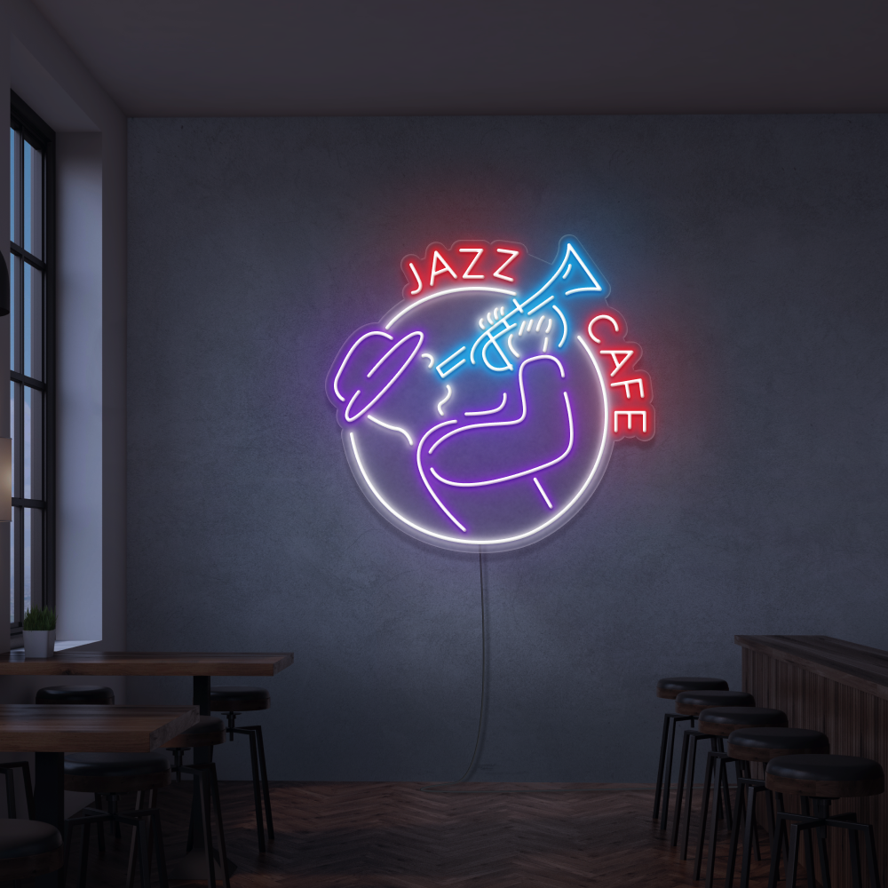 Enseigne néon Jazz Cafe