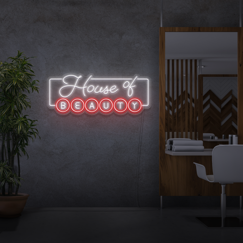 Enseigne néon House of Beauty