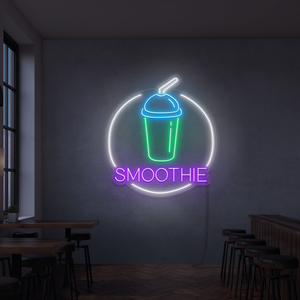 Enseigne néon Smoothie
