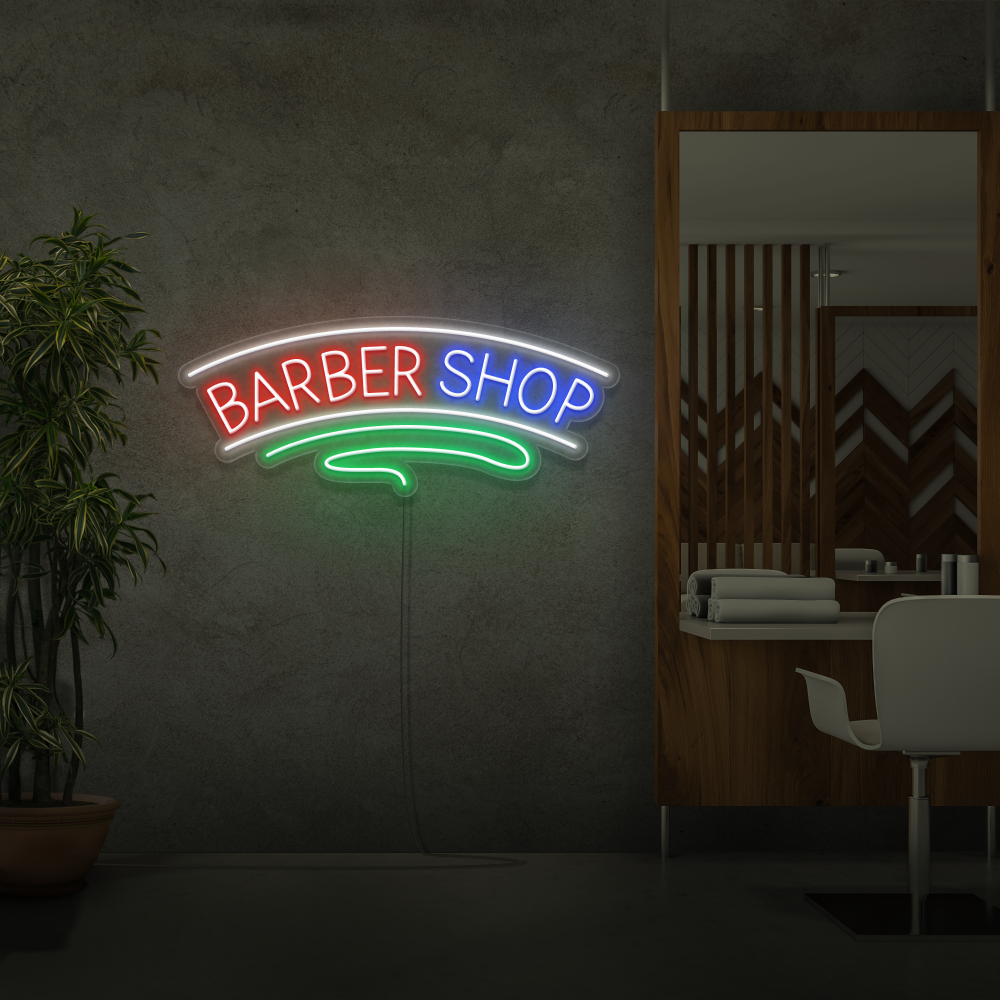 Enseigne néon Barber Shop 2