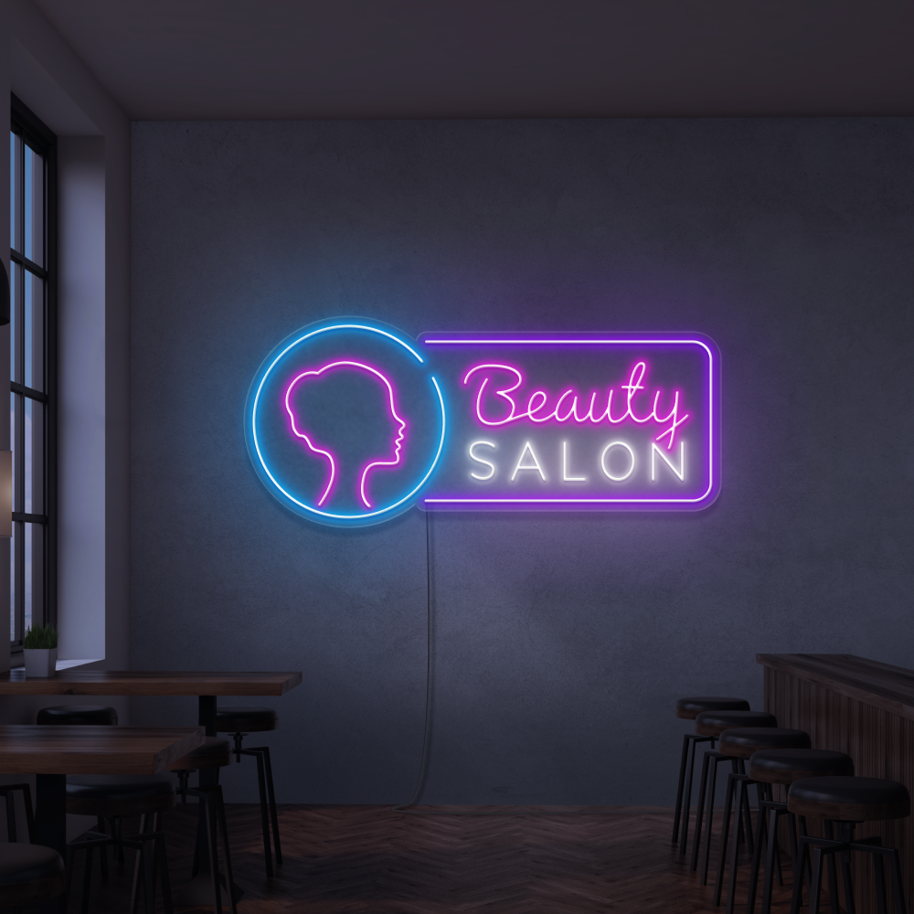 Enseigne néon Beauty Salon 2