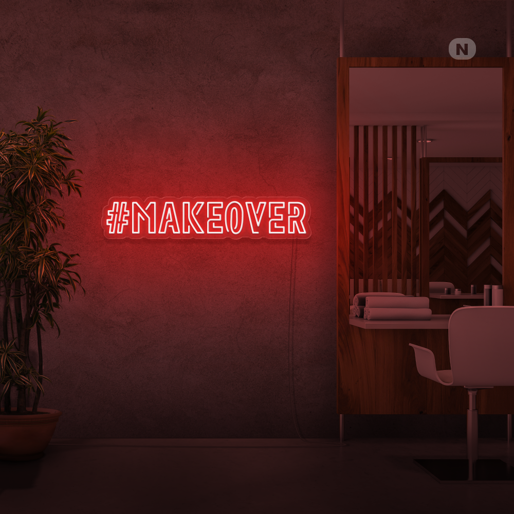 Enseigne néon Makeover