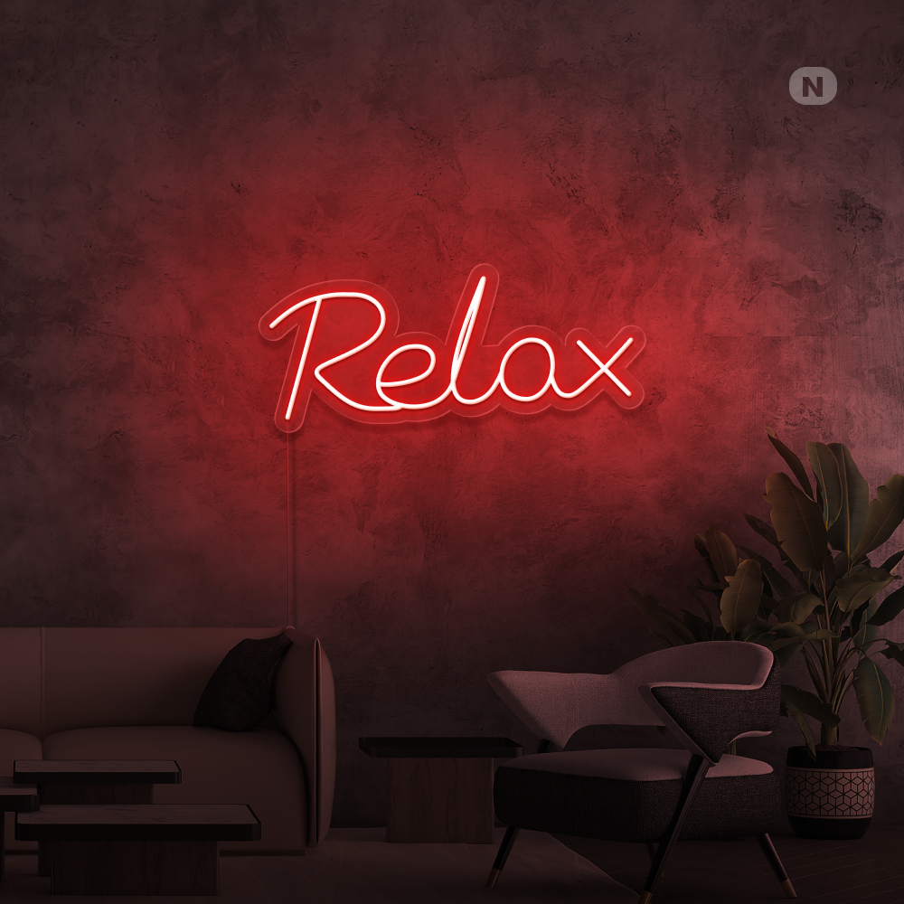 Enseigne néon Relax