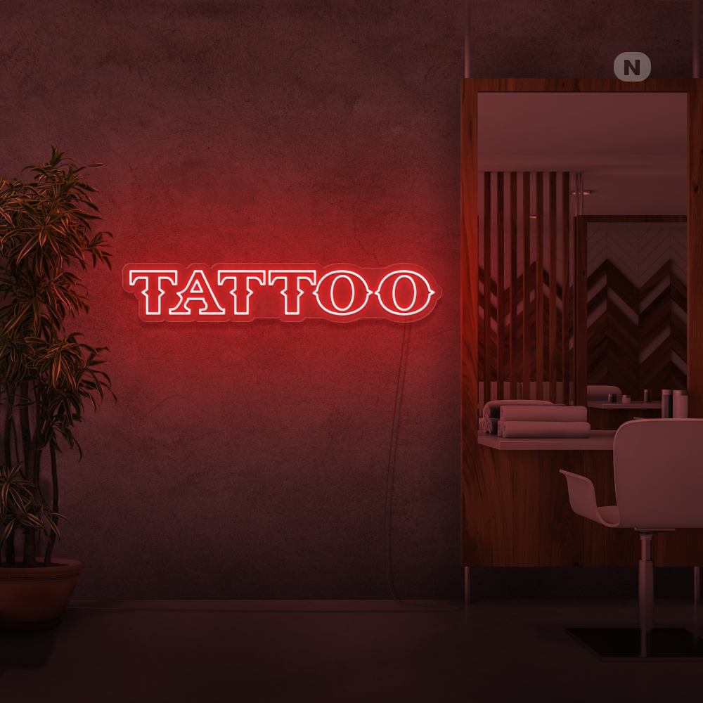 Enseigne néon Tattoo