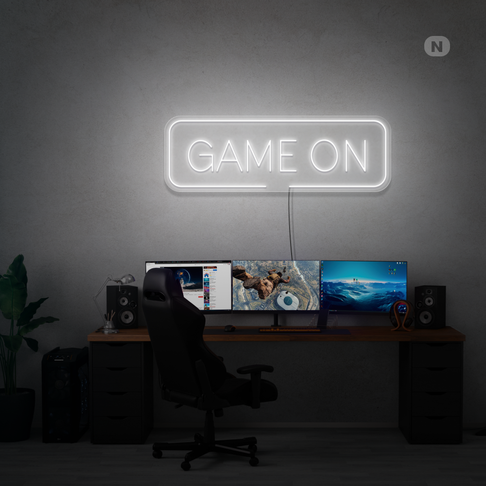 Enseigne néon Game On