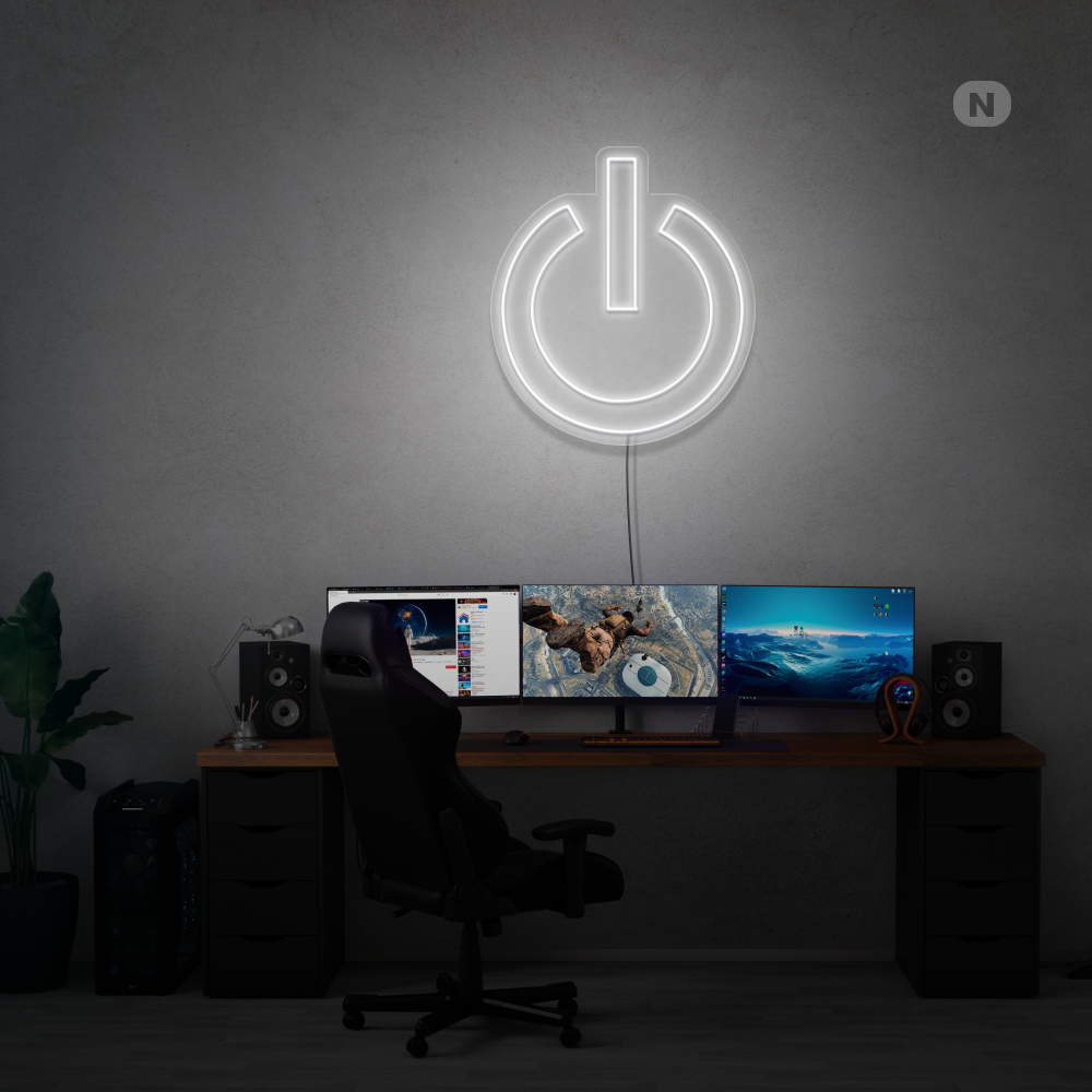 Enseigne néon Puissance