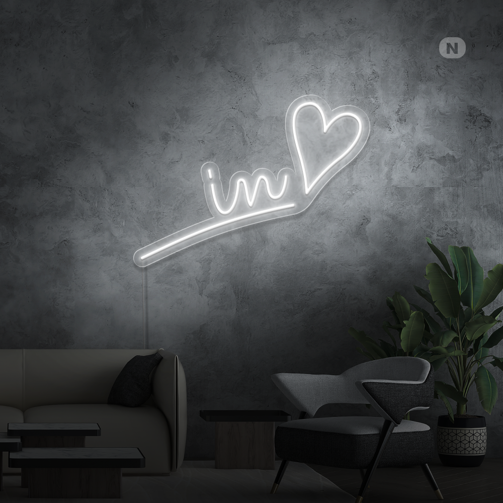 Enseigne néon L'amour