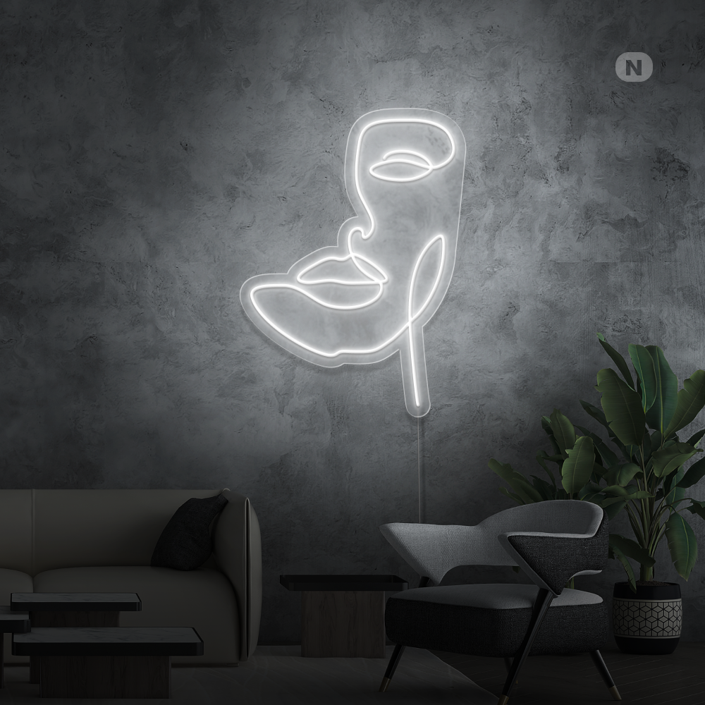 Enseigne néon Masque