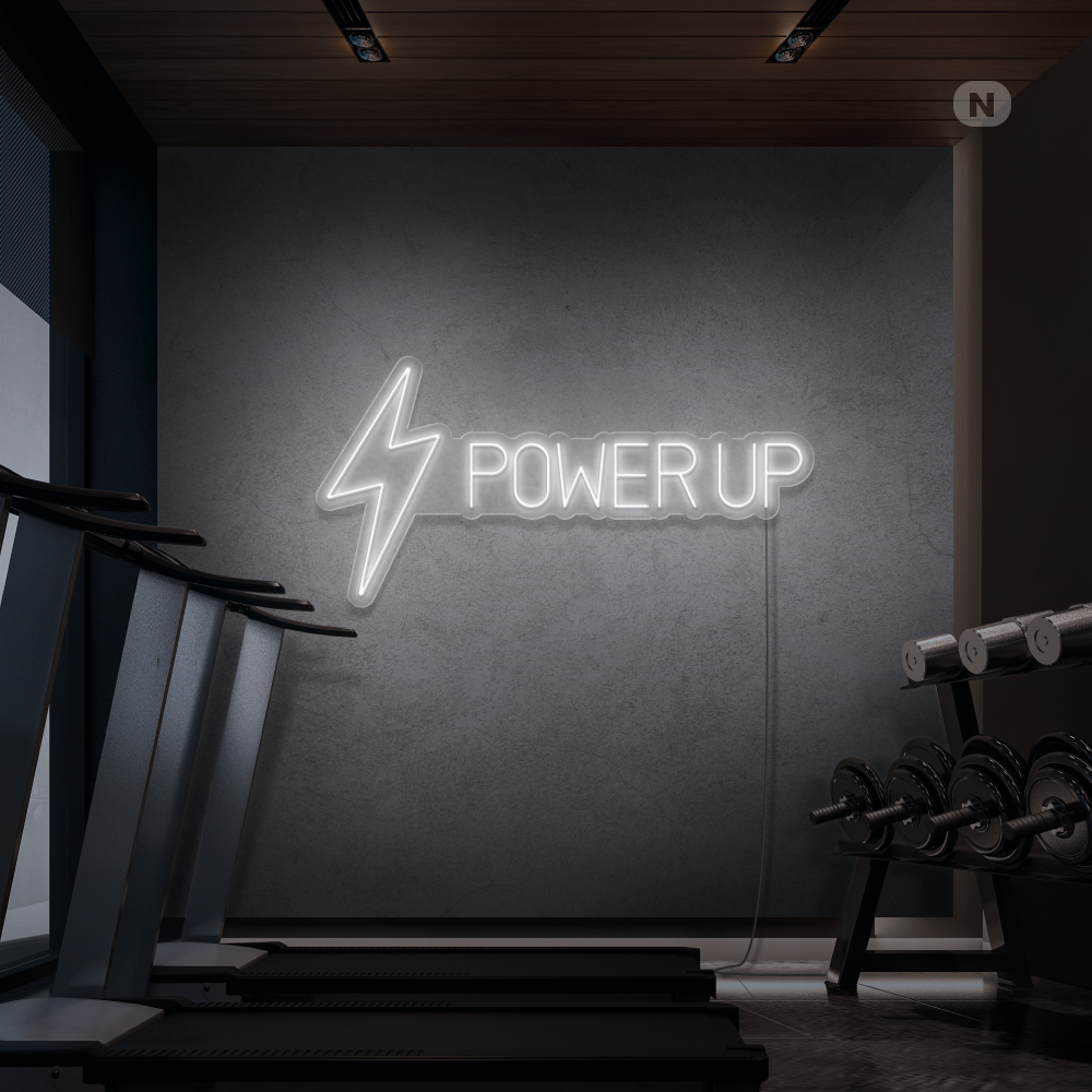 Enseigne néon Power Up
