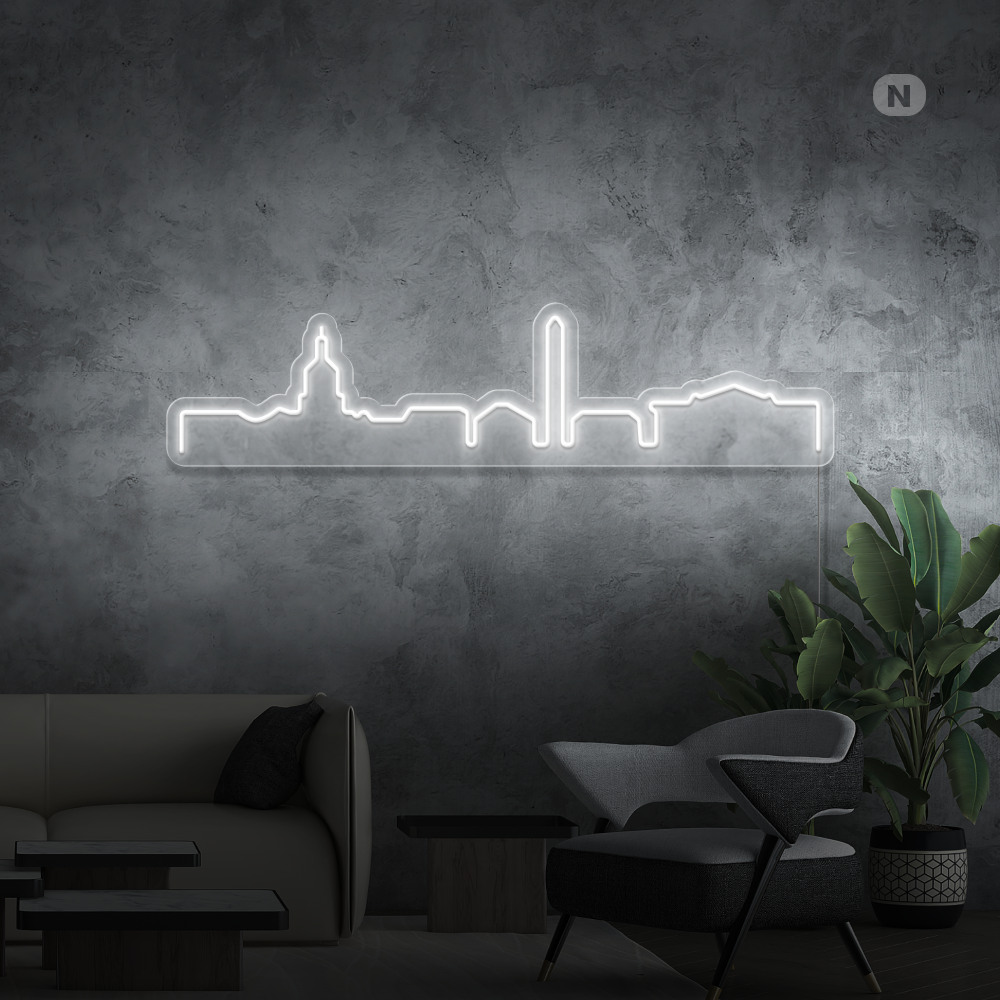 Enseigne néon Ligne d'horizon