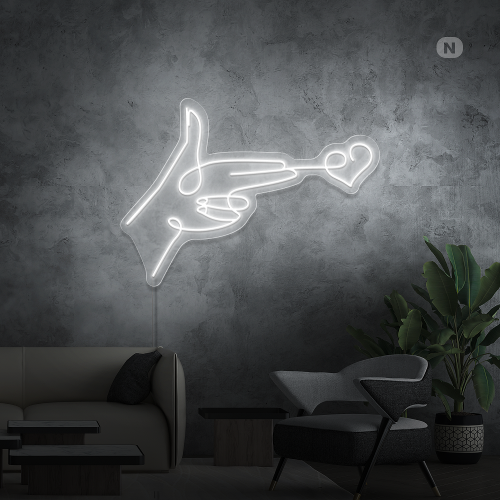 Enseigne néon Lovestarget