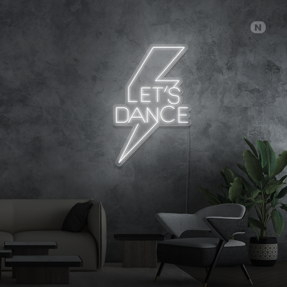 Enseigne néon Let's Dance