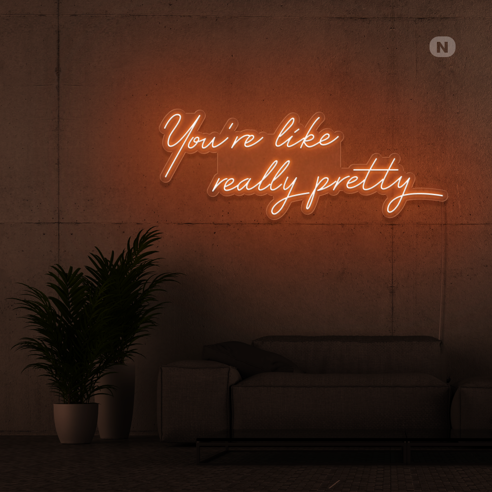 Enseigne néon Citation de la vie