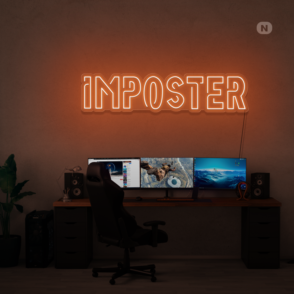 Enseigne néon Imposter