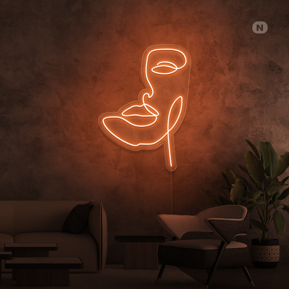 Enseigne néon Masque