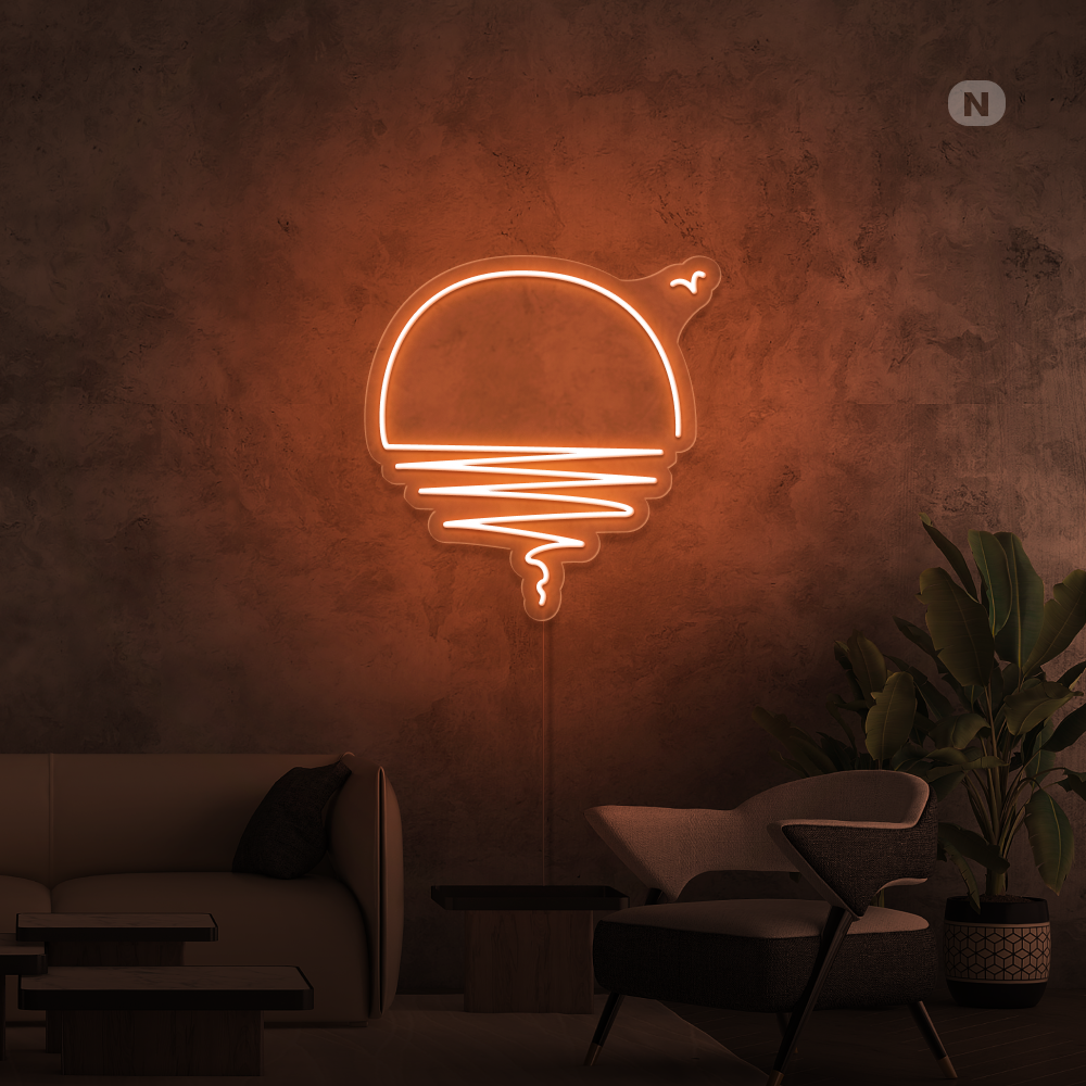 Enseigne néon Coucher de soleil