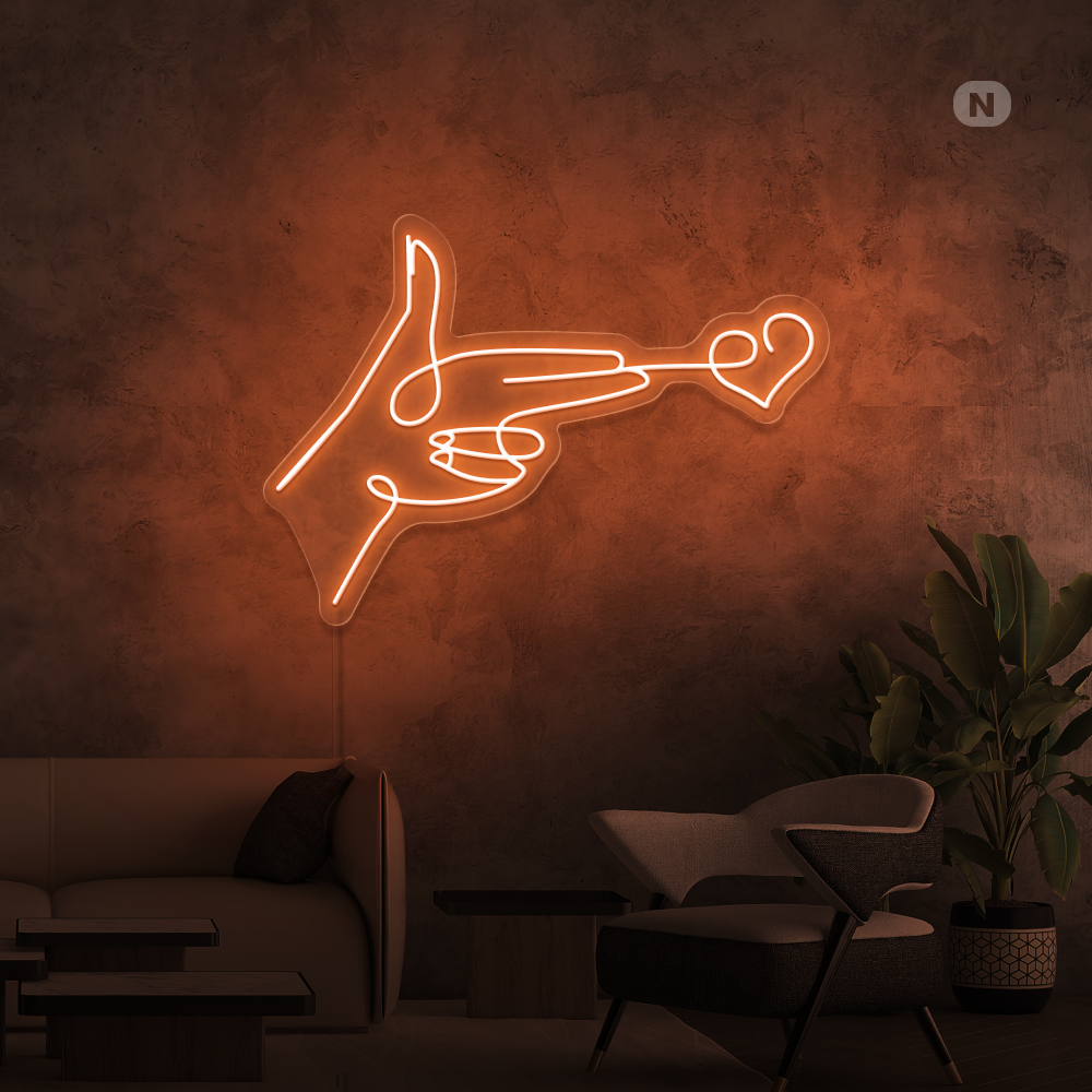 Enseigne néon Lovestarget