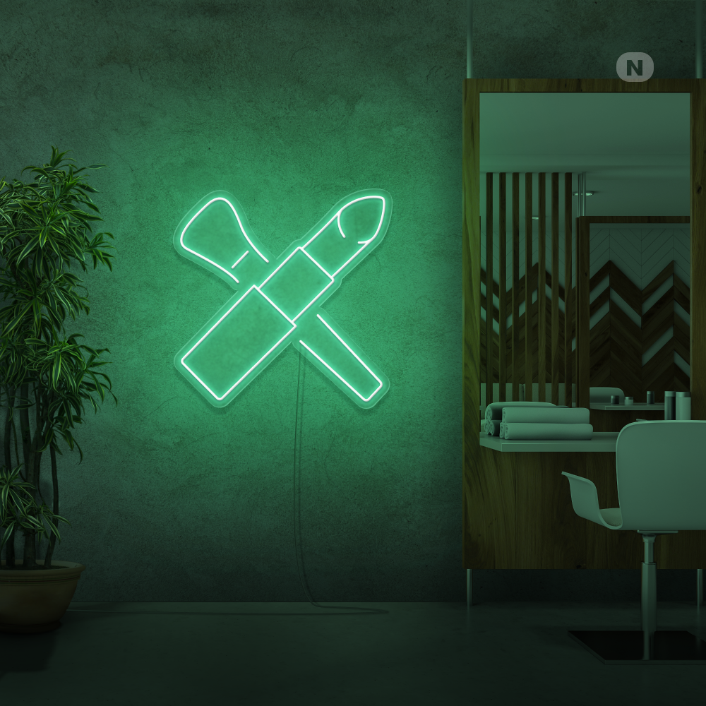 Enseigne néon Kit de beauté