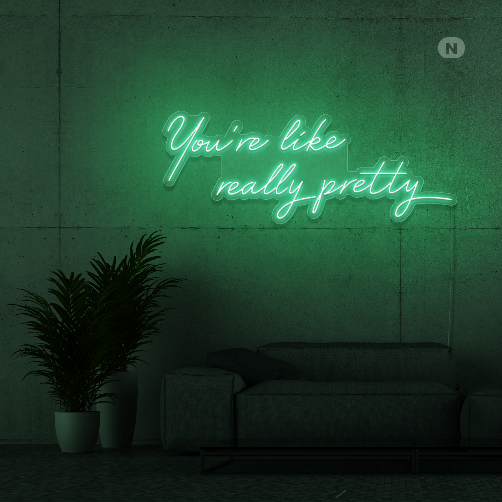 Enseigne néon Citation de la vie