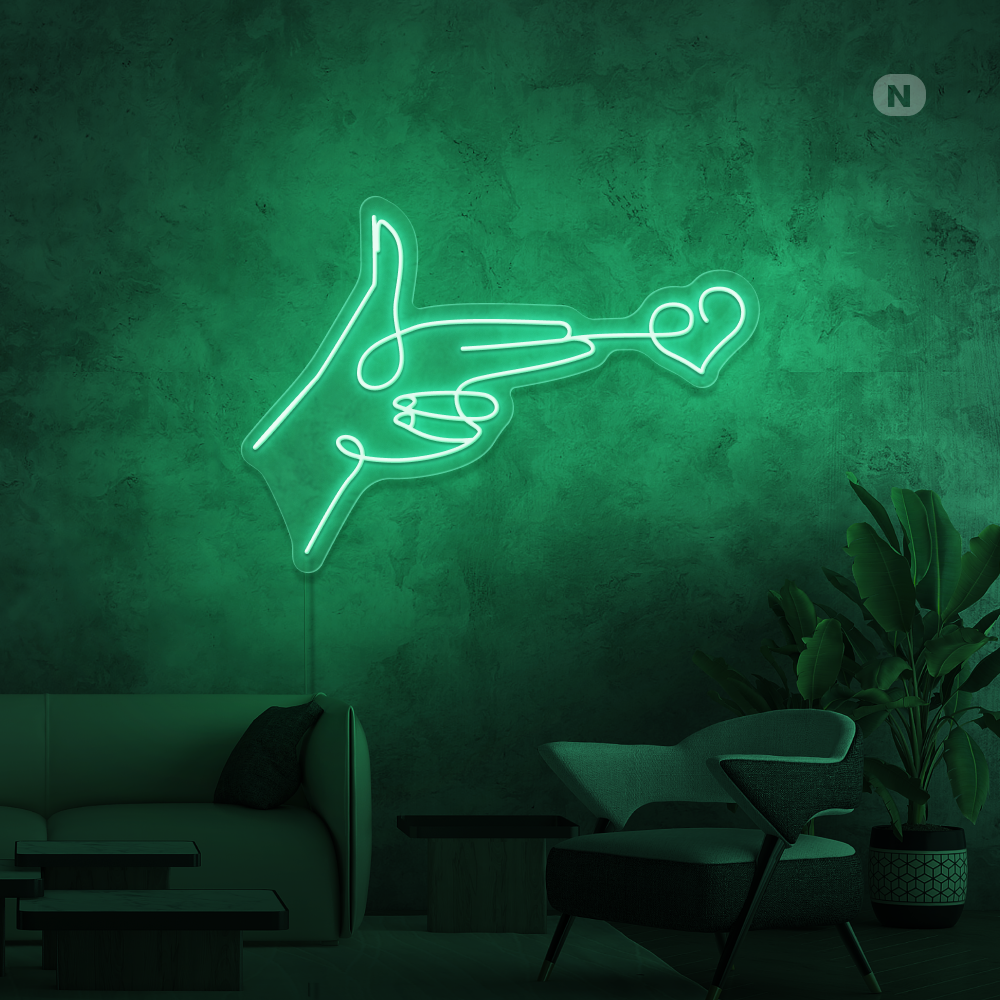 Enseigne néon Lovestarget