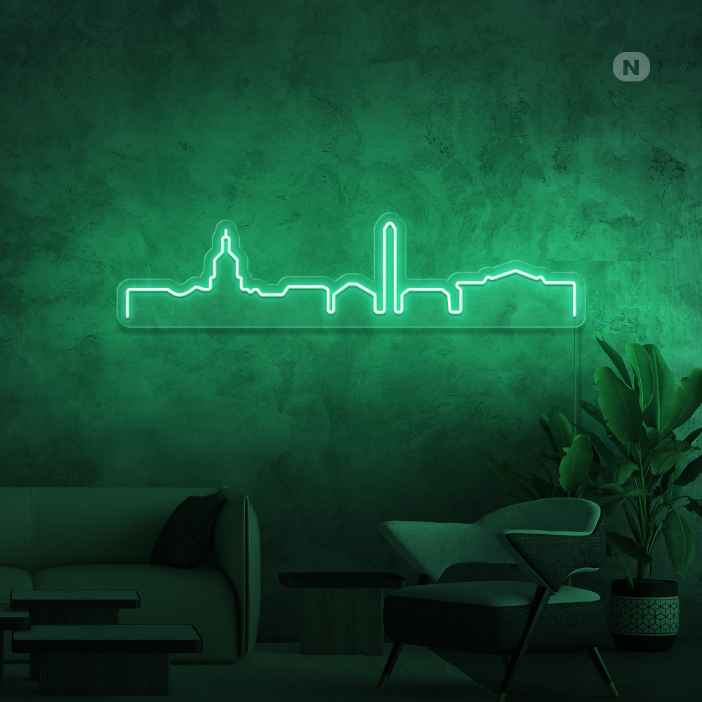 Enseigne néon Ligne d'horizon