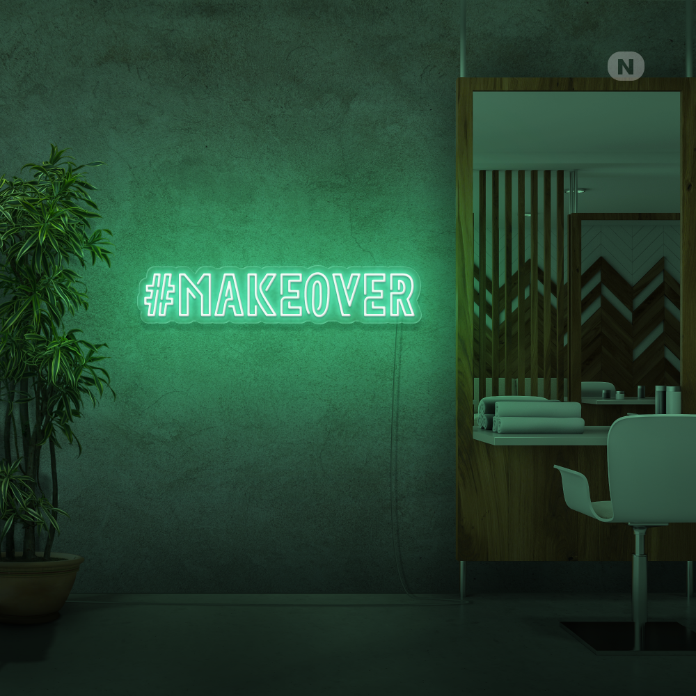 Enseigne néon Makeover