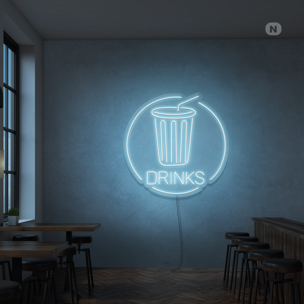 Enseigne néon Drinks