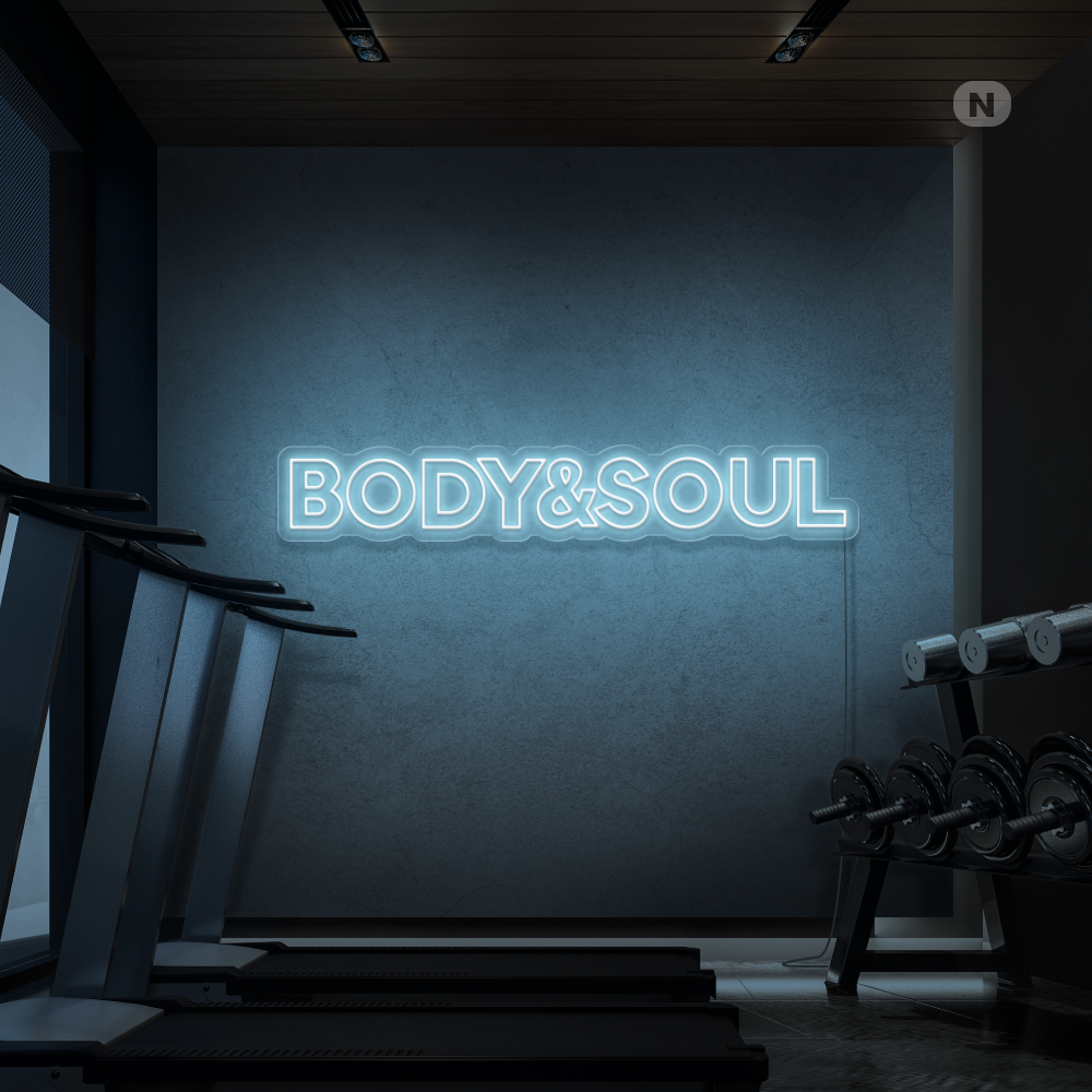 Enseigne néon Body & Soul
