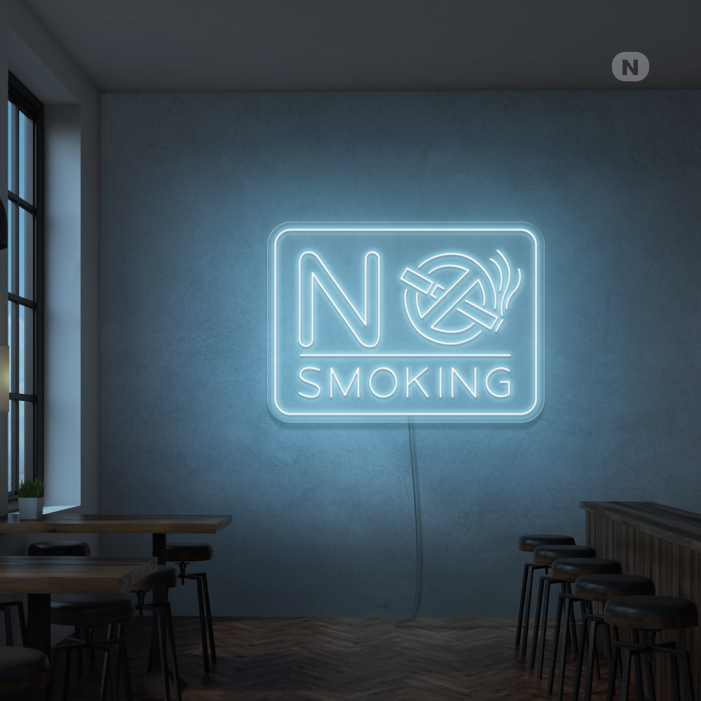 Enseigne néon No Smoking