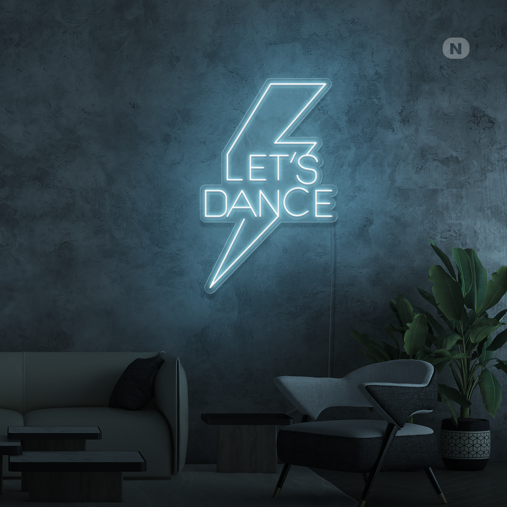 Enseigne néon Let's Dance