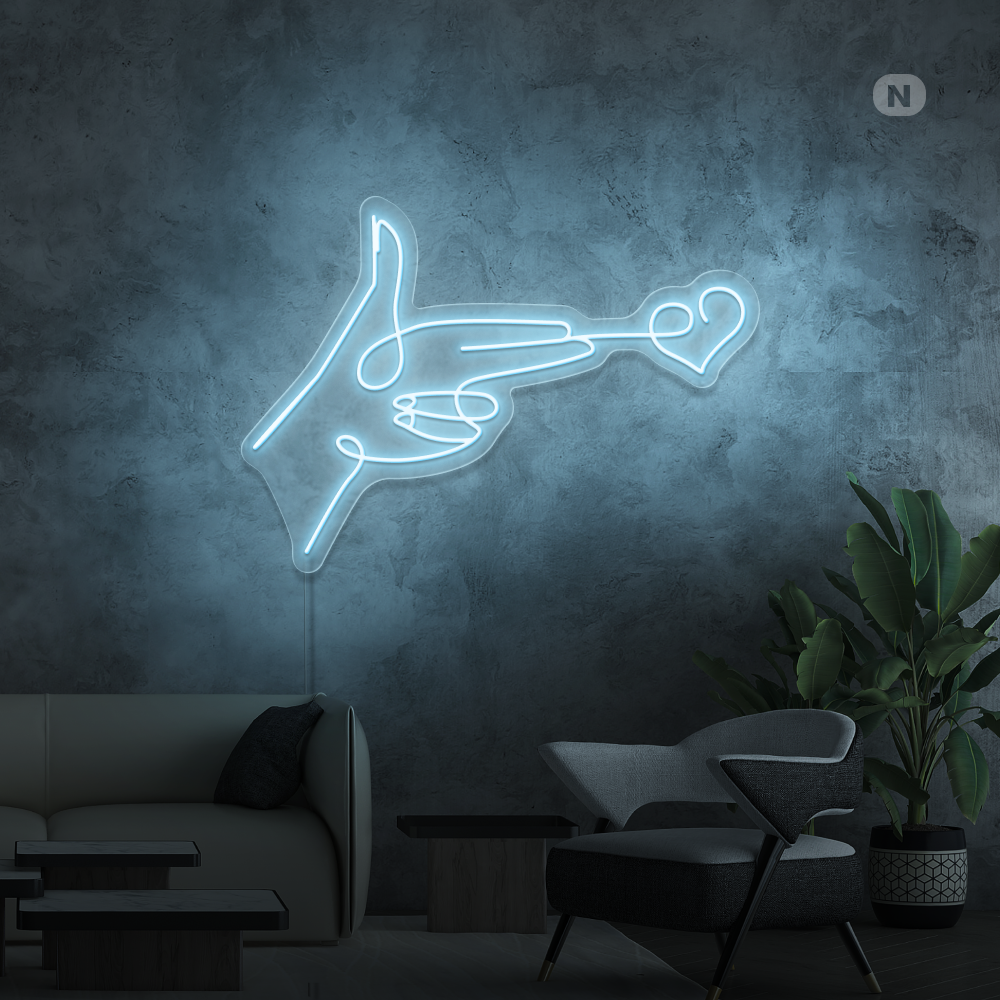 Enseigne néon Lovestarget