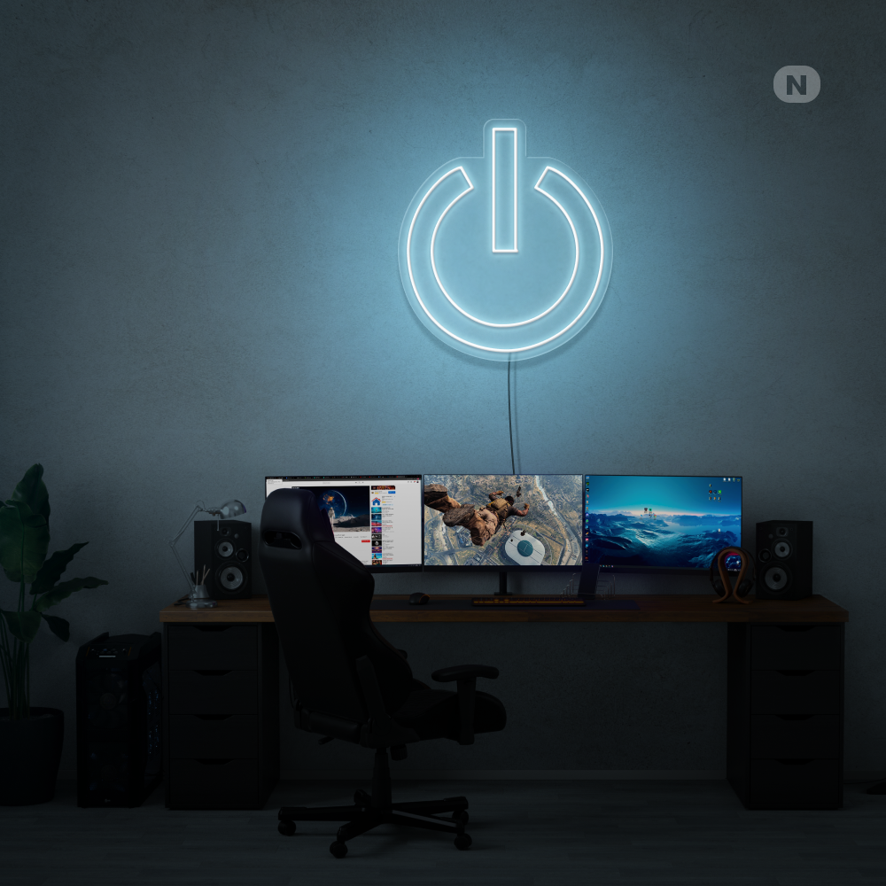 Enseigne néon Puissance