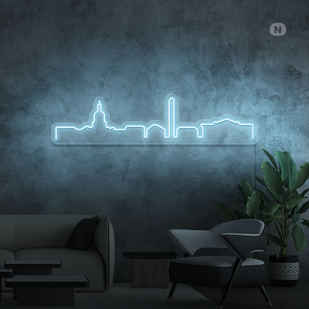 Enseigne néon Ligne d'horizon
