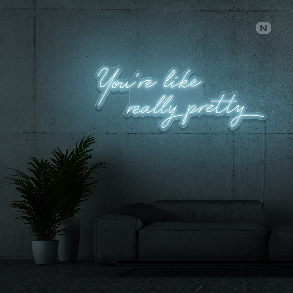 Enseigne néon Citation de la vie