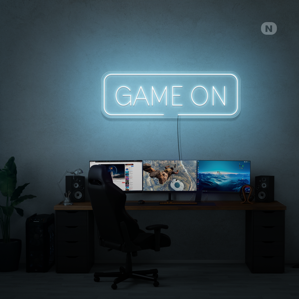 Enseigne néon Game On