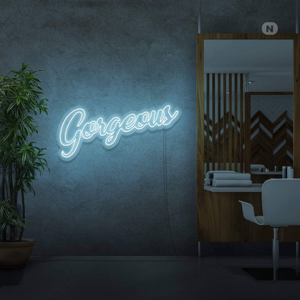 Enseigne néon Gorgeous